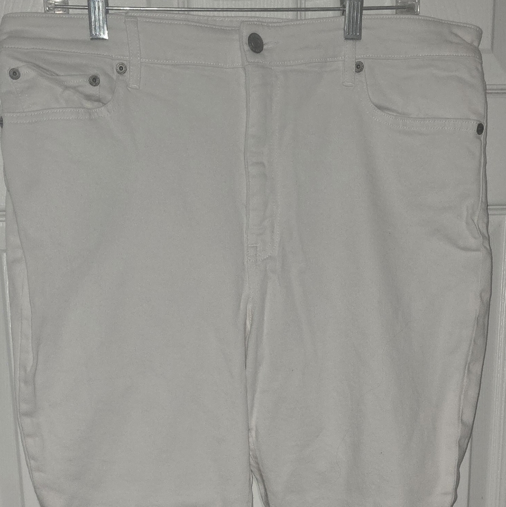Lauren ralph lauren white jeans size 16